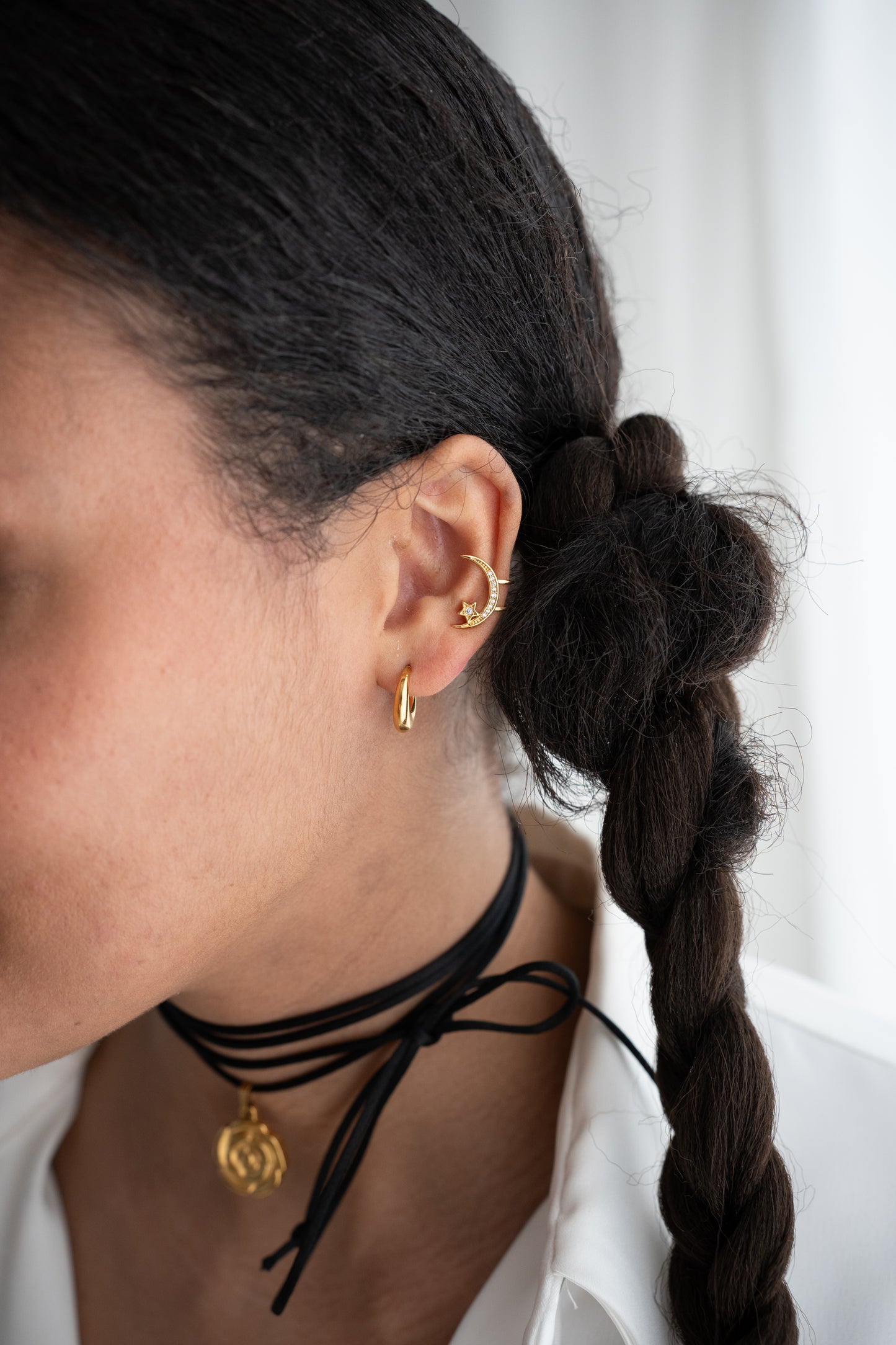 Earcuff Spicchio di Luna